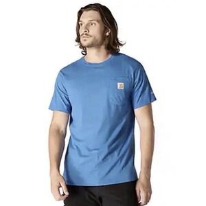 NEW Carhartt Men's MED Force Relaxed Fit Pocket T-Shirt Sun Protection UPF25